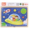 Viga Drevené puzzle 16 dielikov - vesmír
