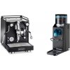 La Pavoni Cellini Classic, black + Rancilio Rocky Doserless, black