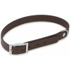 Firedog BioThane obojok Basic 19 mm 30-38 cm tmavohnedý