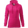 MALFINI TRENDY ZIPPER 411 / Dámska celozapínacia klokanka s kapucňou - purpurová XXL