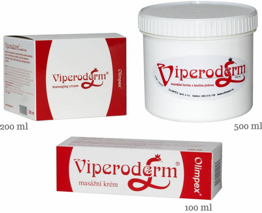 Olimpex Viperoderm krém s hadím jedem 200 ml