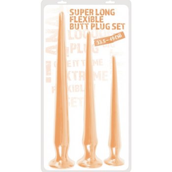 You2Toys Super Long Flexible Butt Plug Set Skin