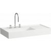 Laufen Kartell umývadlo 90x46 cm obdĺžnik klasické umývadlo-umývadlo na nábytok biela lesklá H8183380001121
