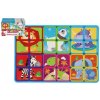Teddies magnetické doskové zvieratá plast vo fólii 30 x 20 x 1 cm 12 ks v boxe
