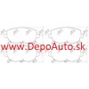 Lancia Y 1/04- predné platničky Sada / A.B.S /