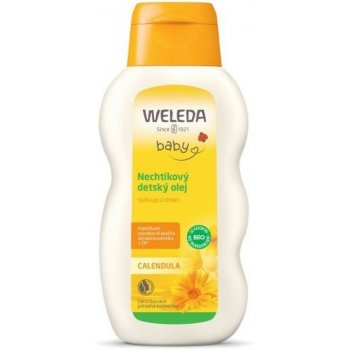 Weleda Měsíčkový kojenecký krém 75 ml + kojenecká kúpeľ 200 ml + kojenecký olej 200 ml + Bavlněná plena s potiskem darčeková sada