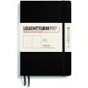 Zápisník LEUCHTTURM1917 Softcover Medium (A5) Black, 123 p., čistý