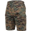 ROTHCO nohavice krátke BDU DIGITAL WOODLAND veľ.3XL
