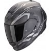 SCORPION prilba EXO-491 Kriptá matt black/silver - L
