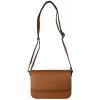 CINDY dámska crossbody koženková kabelka Svetlohnedá