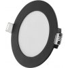 EMOS ZD1323 NEXXO LED stropné zápustné svietidlo 120mm 7W 480lm 3000/3500/4000K čierna