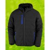Result Genuine Recycled Bunda Black Compass Padded Winter Jacket Farba: Čierna/Kráľovsky modrá, Veľkosť: XL