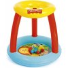 FISHER PRICE Detské nafukovacie hracie centrum s otvormi na lopty 89x89x84 plnofarebný motív