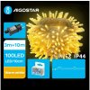 Aigostar B.V. | Aigostar - LED Vonkajší vianočný reťaz 100xLED/8 funkcií 13m IP44 teplá biela | B103031PN