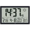 Meteostanica a digitálne hodiny JD9909 Lowell riadené signálom DCF 37cm