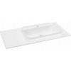 Sapho BRAHEA umývadlo 101x51,5cm (20+80cm), Rockstone, pravé, biela matná SPH BL101-80R