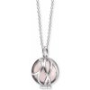Engelsrufer Angelcaller Strieborný dámsky náhrdelník power stone rose quartz ERN-HEALPARA-RQ-XS