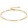 Olivie Stříbrný perlový náramek GOLD 9705 ≤2,9 g.