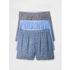 GAP Boxerky, 3 ks Modrá S Modrá Modrá