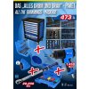 Dielenský vozík s 473 dielnou sadou náradia Brilliant Tools BT153473 + Zadarmo komplet set pre pneuservis