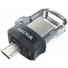 Sandisk SanDisk Ultra Dual m3.0 USB kľúč 256 GB USB Type-A / Micro-USB 3.2 Gen 1 (3.1 Gen 1) Čierna, Strieborná, Priehľadná (SDDD3-256G-G46)