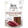 Brit maškrty Jerky Venison Protein Bar 80 g