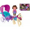 Fisher Price Bábika Dora s koňom a kočom 26 cm