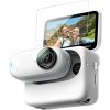 1x sklo Kryt na objektív, 1x kryt obrazovky LCD pre Insta360 GO3 Telesin