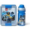 LEGO® svačinový set City modrý box + láhev