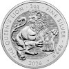 Royal Mint Strieborná minca Queen's Lion Tudor Beasts 2026 2 oz