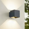 Vonkajšie nástenné svietidlo Lindby LED Esani, antracit, hore/dole, IP54 - 10026854