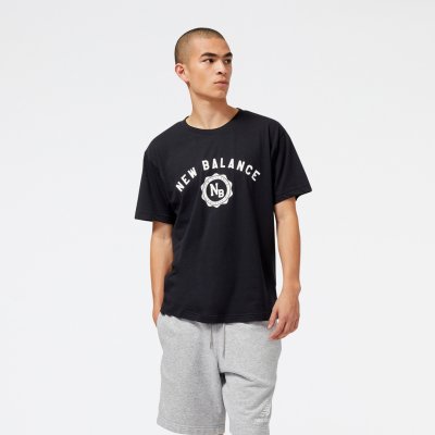 New Balance pánske tričko čierne