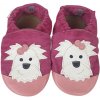Detské papuče, šnurovacie, menčester so psom york, veľkosť 33