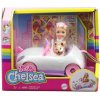 Mattel Barbie Chelsea a kabriolet s nálepkami