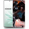 Picasee silikónový čierny obal pre Honor 70 - Cream