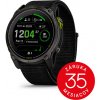 Garmin Enduro 3, Sapphire Solar, Carbon Gray DLC Titanium, Black UltraFit Nylon band Multišportové GPS hodinky s optickým pulzomerom a solárnym dobíjaním