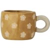 Bloomingville Hrnček na espresso Nini Flowers Brown 110 ml