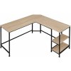 tectake 404232 písací stôl hamilton industrial svetlé drevo