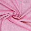 Ľan + viskoza melírovaná - fuchsiová - zvyšok tkaniny, dĺžka 60 cm