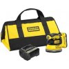 Stanley V20 Aku excentrická bruska, 1 x 2.0Ah, brašna