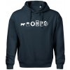 Evolúcia peňazí Bitcoin - Oversized mikina pánska Moon - kratšia + širšia - 2XL ( Tmavomodrá (takmer čierna) )