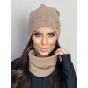 Fashionweek Dámsky set dámska čiapka a šál S2837 Farba: CAPPUCCINO, Veľkosť: Universal