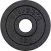 Fitforce NAKLADACÍ KOTÚČ 1KG ČIERNY 30MM Nakladací kotúč, čierna, 1 KG