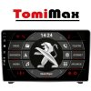 TomiMax Peugeot 407 Android 14 autorádio s WIFI, GPS, USB, BT HW výbava: QLED 4 Core 2GB+32GB LOW - iba displej A,C