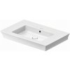 Duravit White Tulip - Umývadlo, 75x49 cm, bez otvoru na batériu, WonderGliss, biela 23637500601