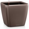 Kvetináč Lechuza Quadro LS 35/33 All inclusive set espresso