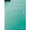 Academic Writing Skills 3 Teacher's Manual (Peter ChinSamuel ReidSean WrayYoko Yamazaki)(Brožovaná)