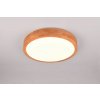 TRIO 647410130 ISEO stropné svietidlo SMD LED D400mm 24W/2500lm 3000K drevo, biela, switchdimmer