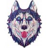 Drevené puzzle pre dospelých - skladačka Husky