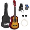 Max SoloArt Junior 1/4 Classic guitar pack sunburst